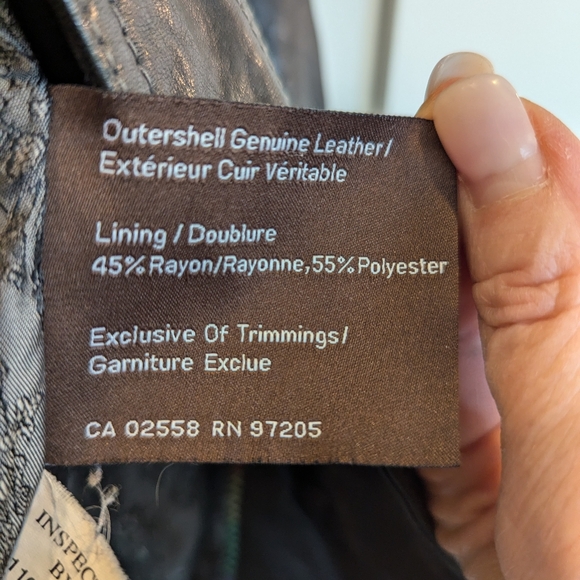 Daniel woman's Italian leather bomber jacket - Picture 8 of 8